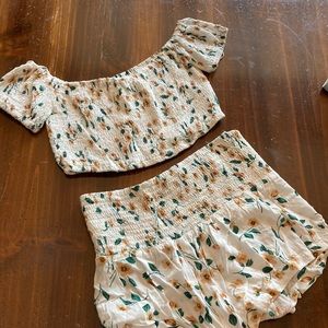 Two piece shorts set